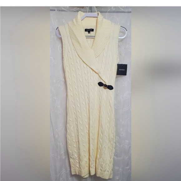 NWT Ellen Tracy Sleeveless Knit Dress M - Picture 6 of 10